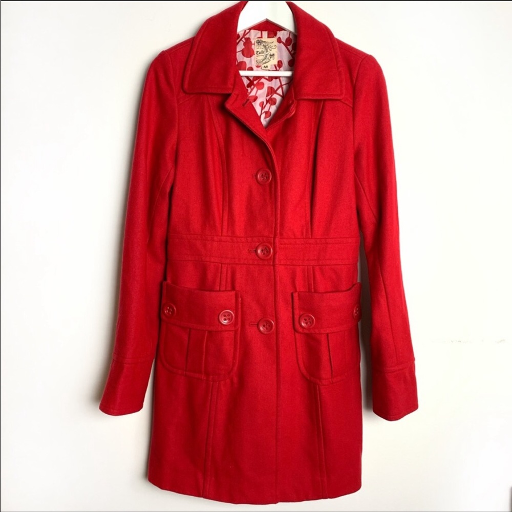 Red Peacoat